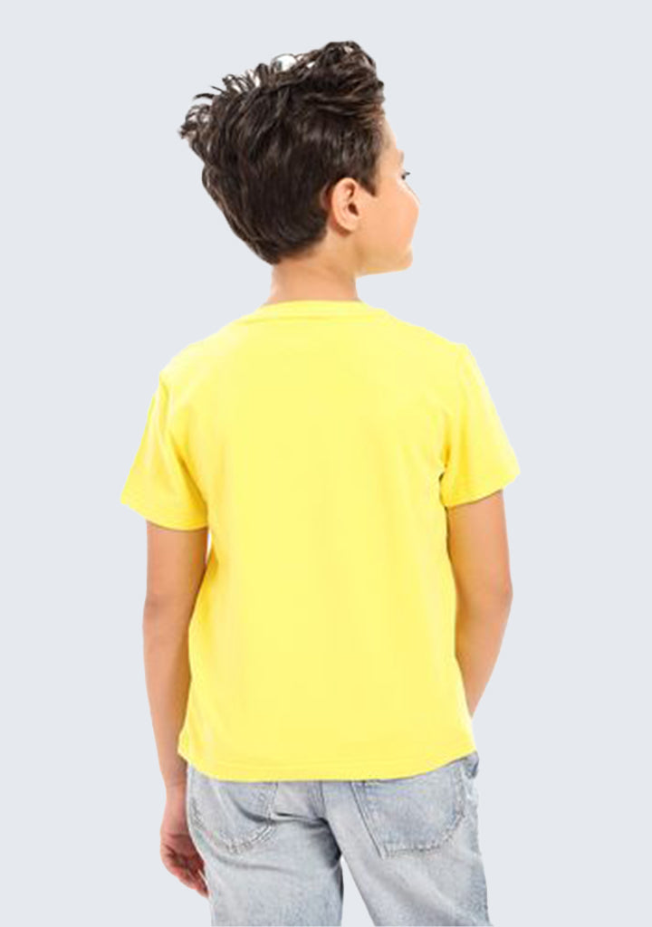 Kids Printed Cotton T-shirt 'Never Give Up'