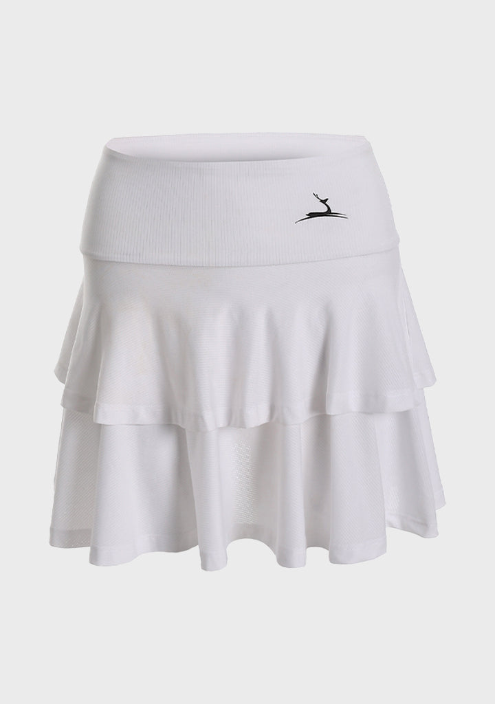 Doe double ruffles sports skirt