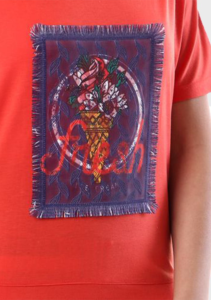 Set Of Doe Sports Legging And T-shirt - Abstract Pattern