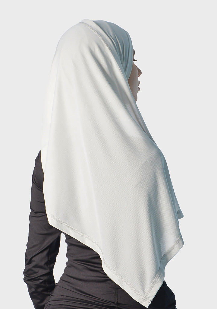 Doe dri-fit sports hijab scarf - Light Grey