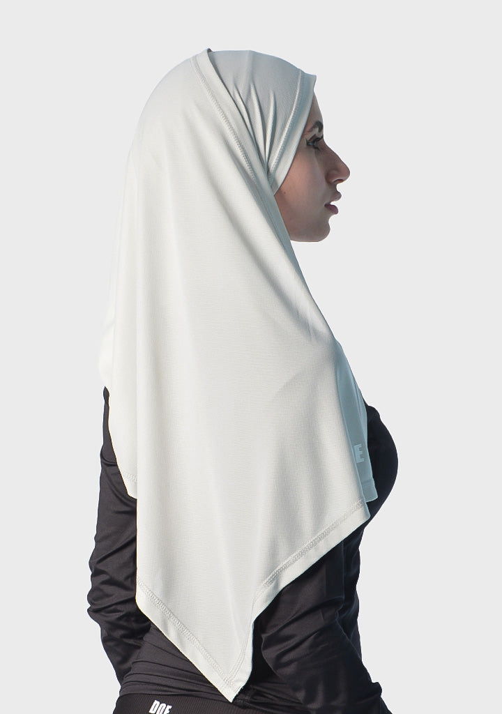 Doe dri-fit sports hijab scarf - Light Grey