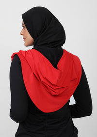 Doe Wrap up hooded skirt