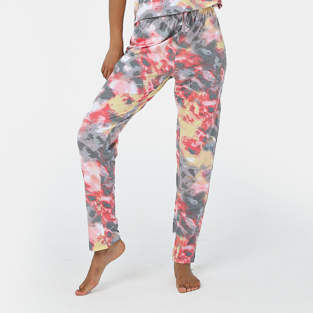 Tie and dye pajama pants