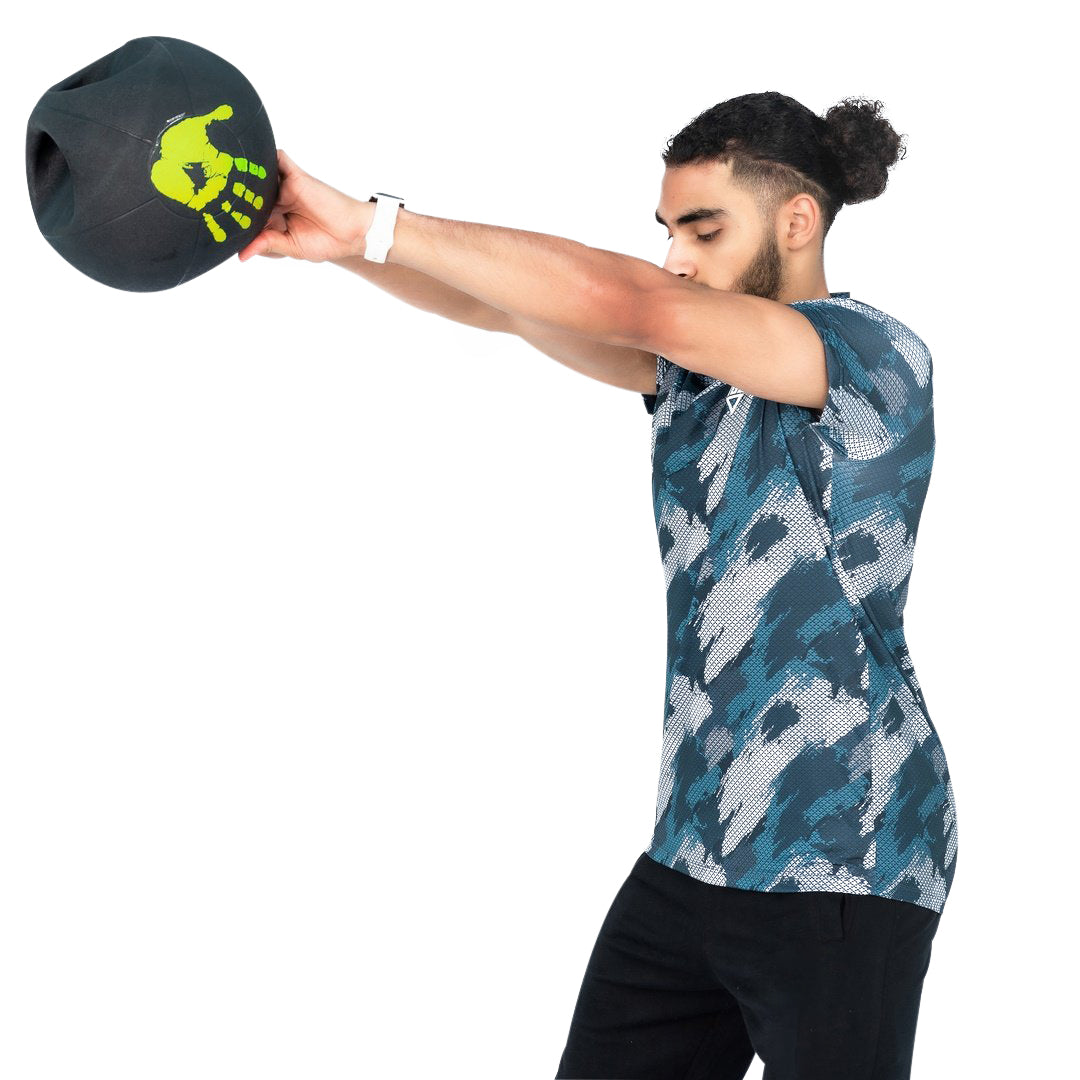 Viga performance full print Dri-fit T-shirt- Blue - Champsland