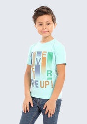Kids-Printed-Cotton-T-shirt-'Never-Give-Up'.JPG