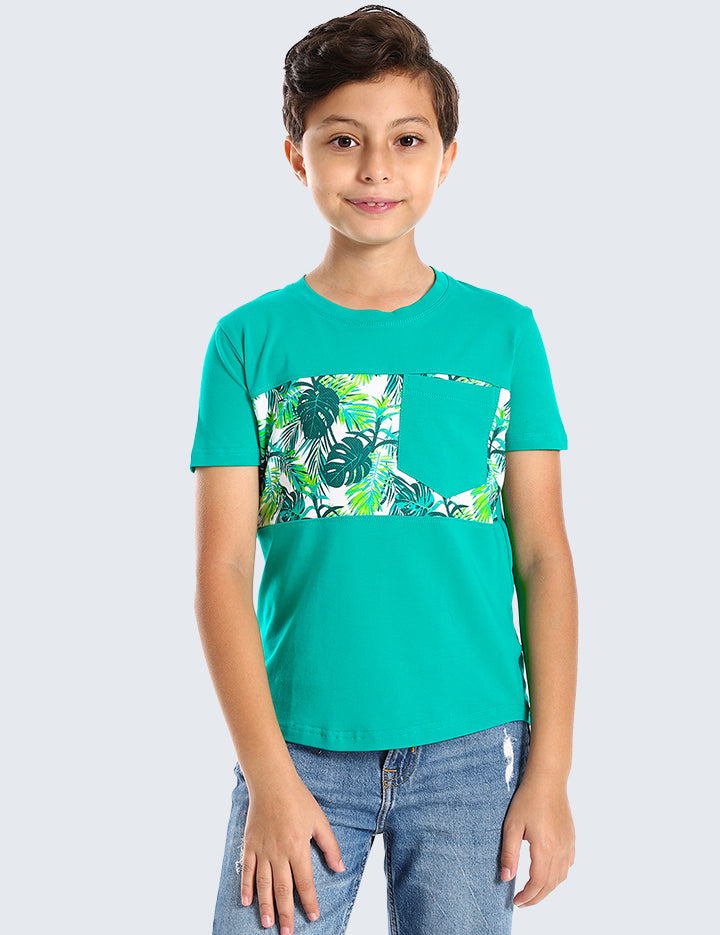 Kids-Palm-leaves-short-sleeved-pocketed-T-shirt.JPG