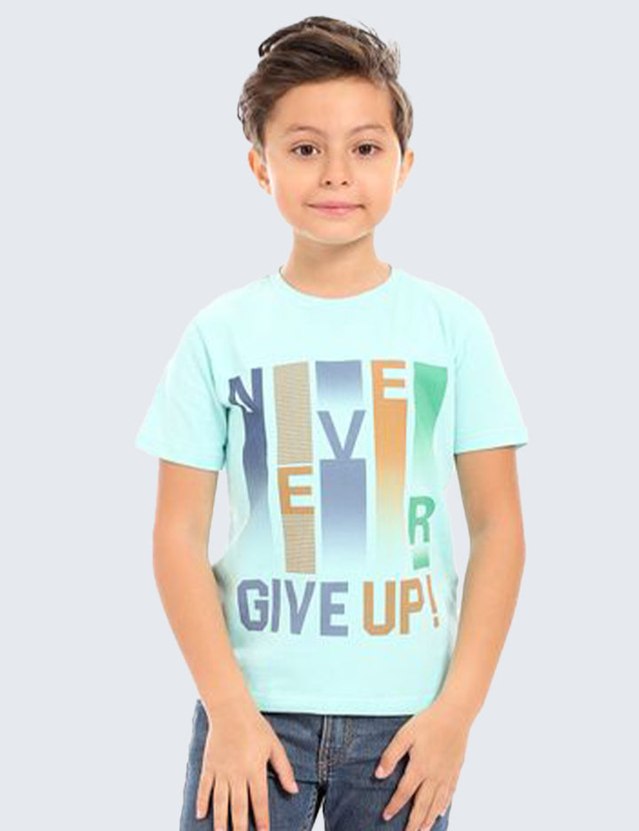 Kids-Printed-Cotton-T-shirt-'Never-Give-Up'.JPG