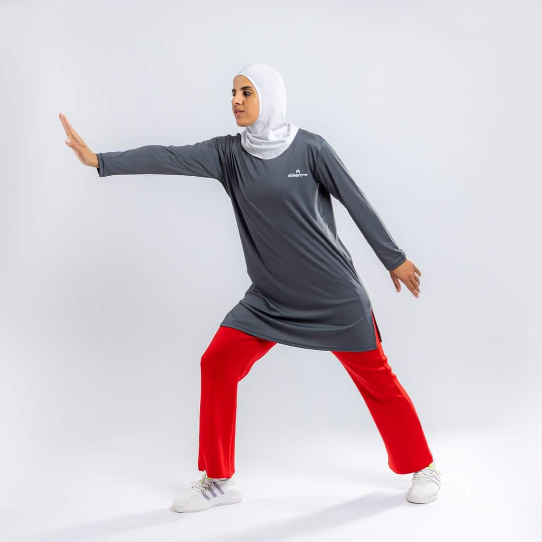 Athlete home extra long light weight training long sleeve