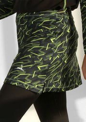 Dry fit printed skirt - Black