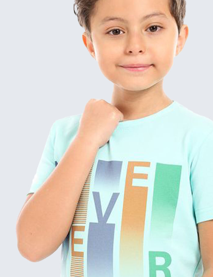 Kids-Printed-Cotton-T-shirt-'Never-Give-Up'.JPG