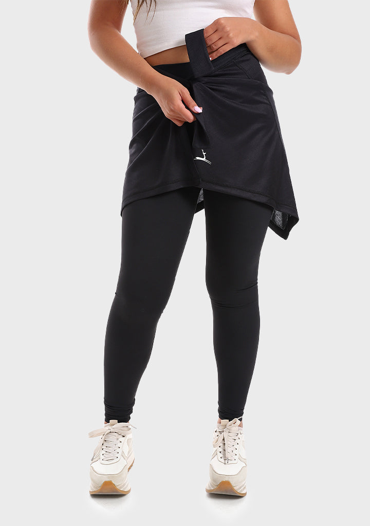 Hardened Wrap up skirt black