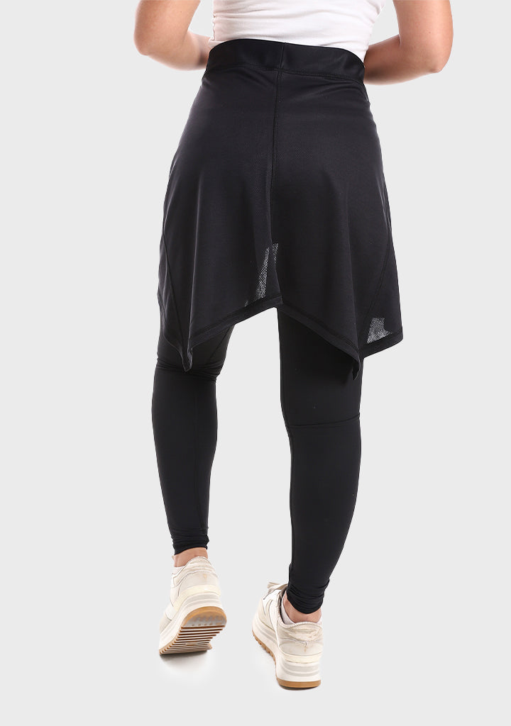 Hardened Wrap up skirt black