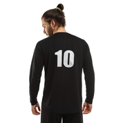 Men Digital Printed Football Cheering Egypt T-shirt كم طويل