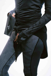 Doe Wrap up hooded skirt