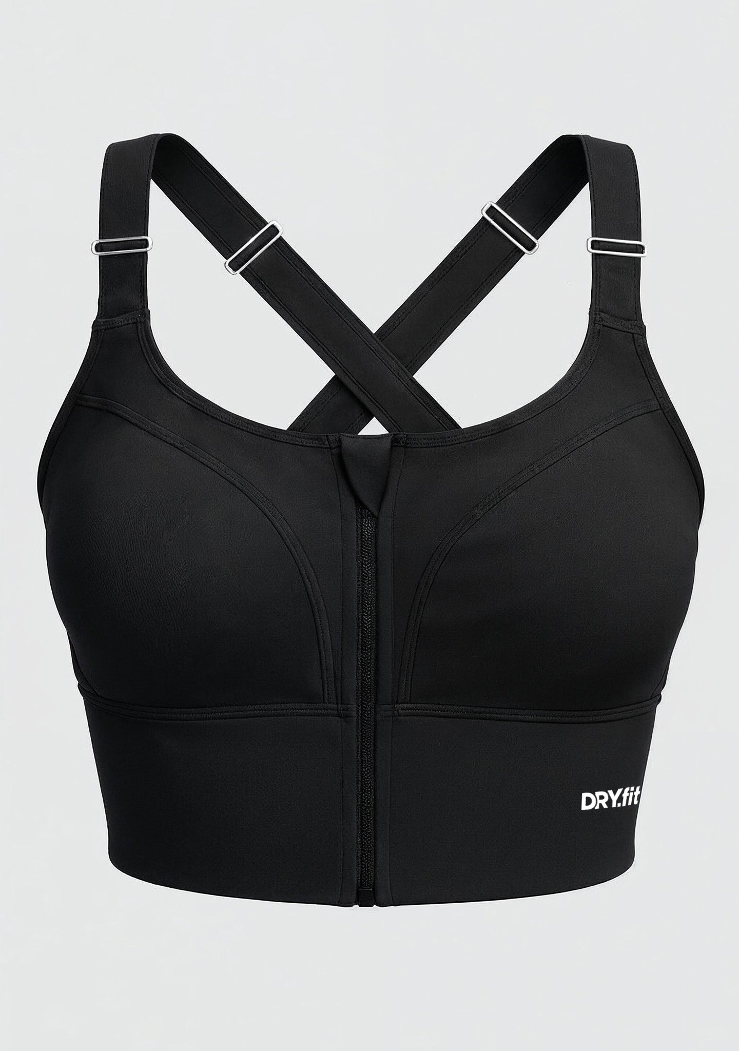 Doe High Support Adjustable Sports Bra – front view
