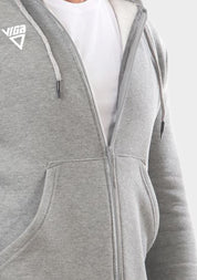 Viga Cotton Zipped Hoodie