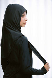 Doe Wrap up hooded skirt