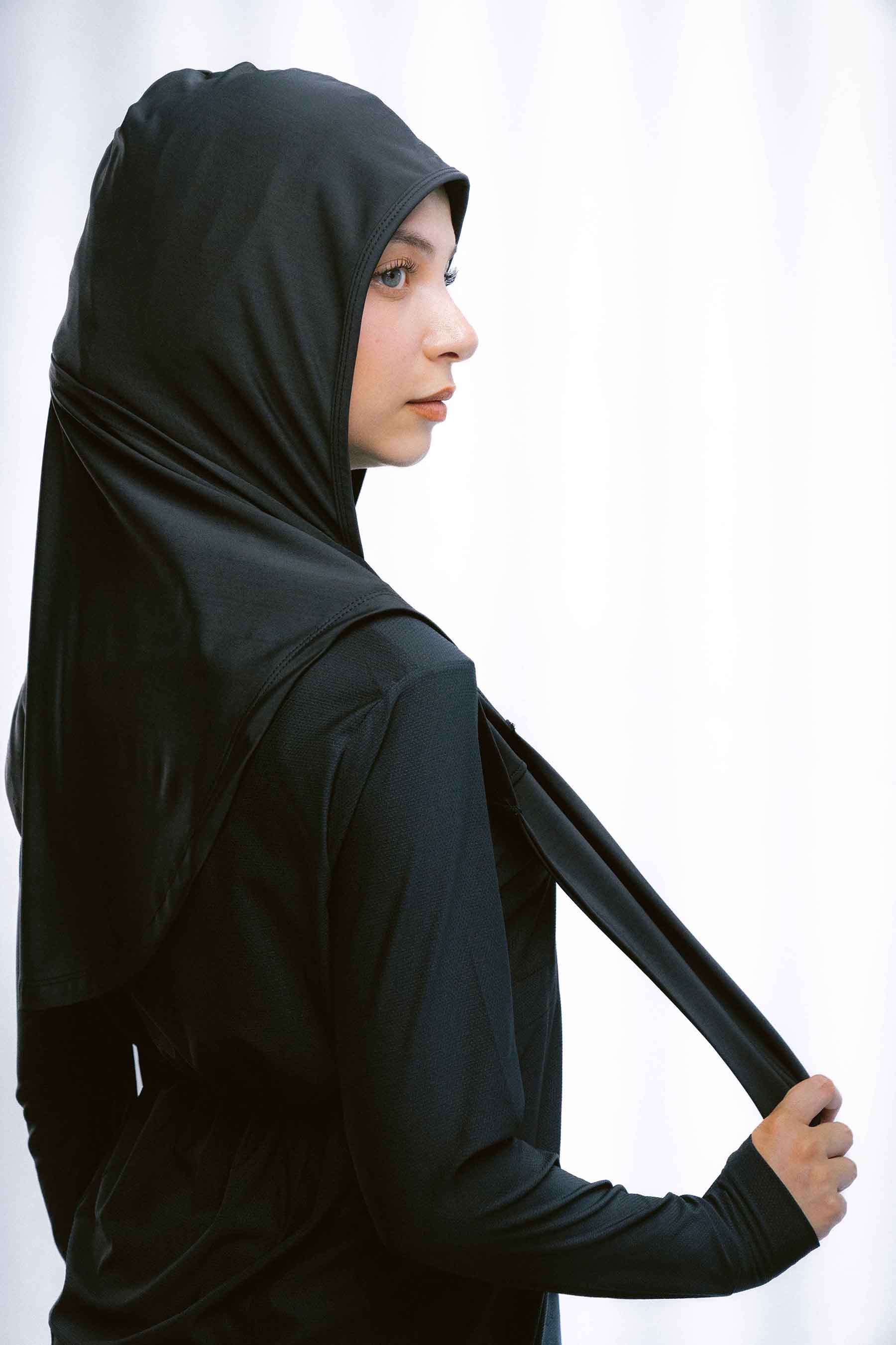 Doe Wrap up hooded skirt