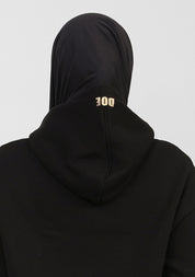 Doe Oversized Fleeced Hoodie - Black