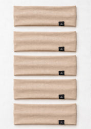 Doe Stretchable Dry-Fit Headbands (Bundle of 4)