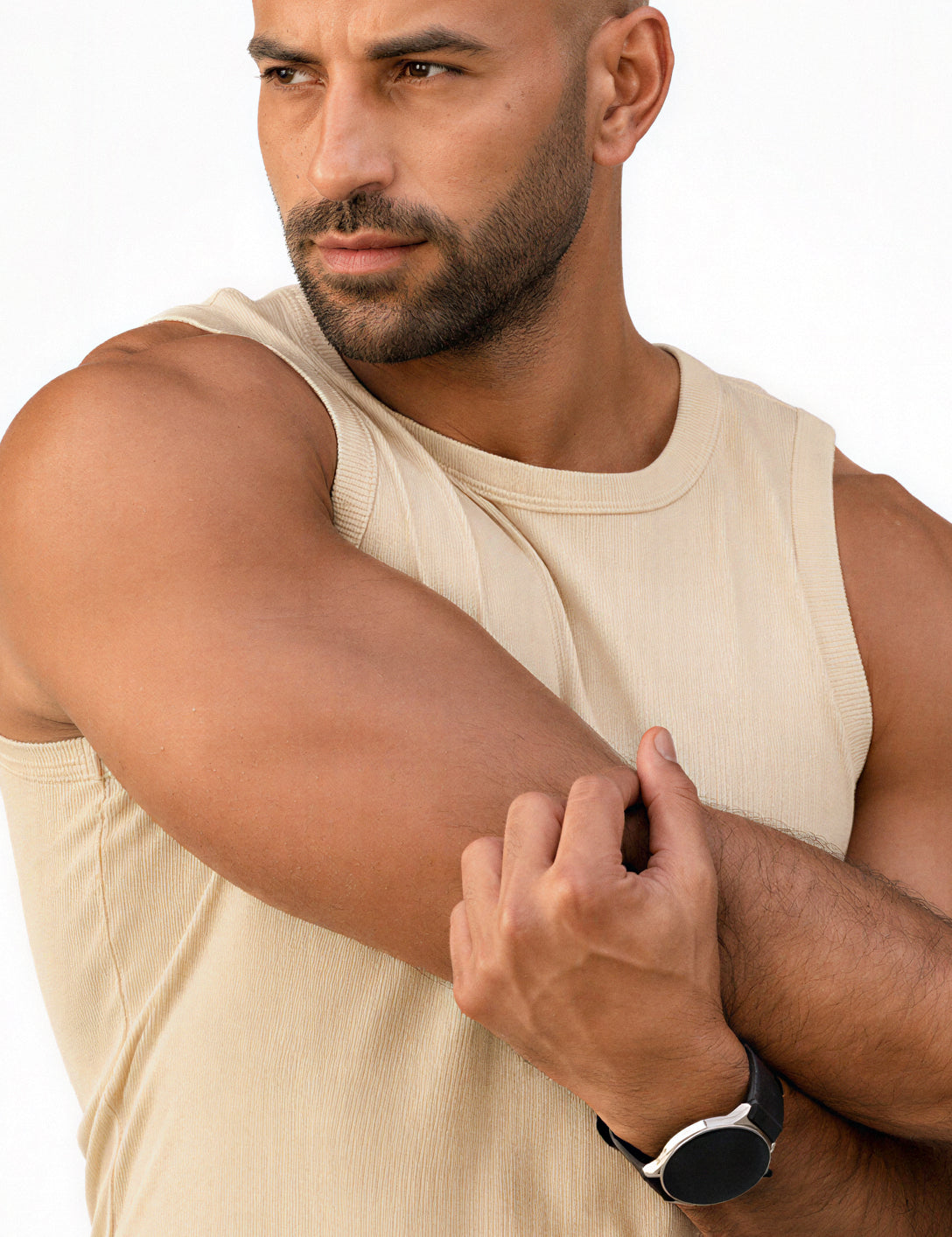 Viga Compressing Ribbed Tank top