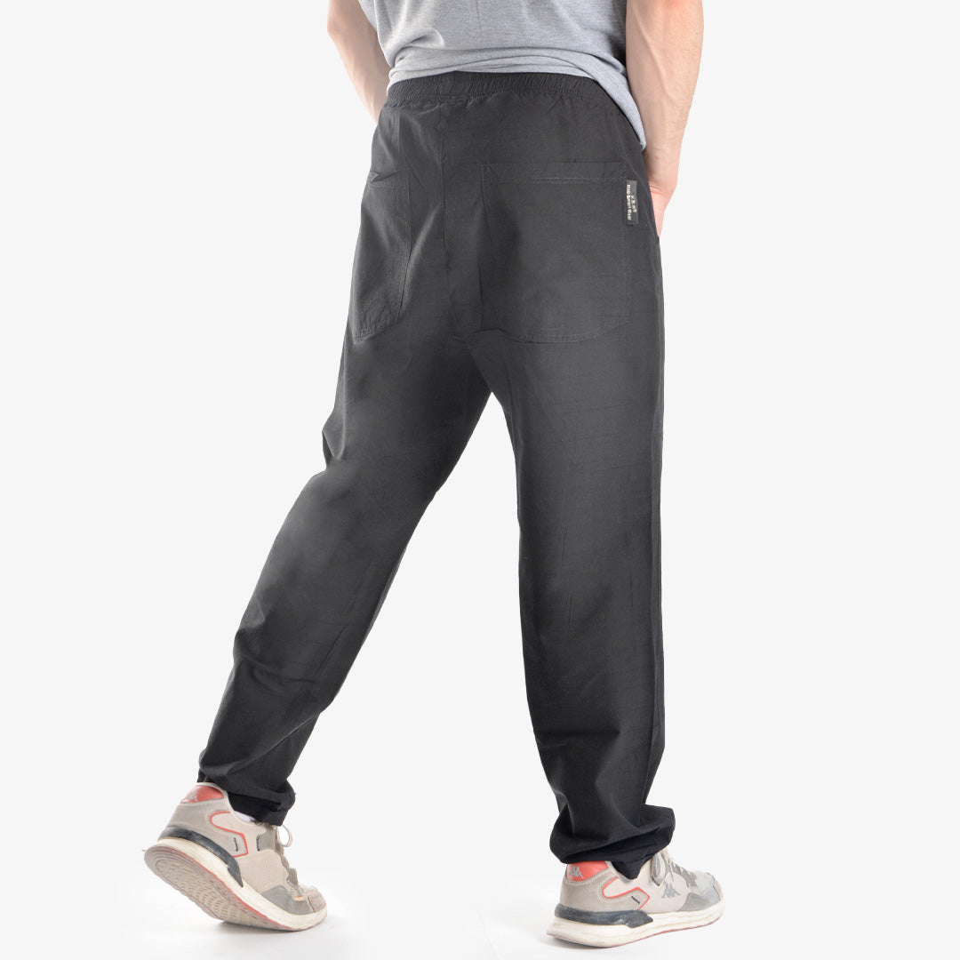 Basic regular fit linen pants