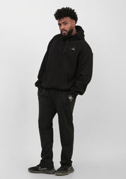 Doe Oversized Fleeced Hoodie - Black