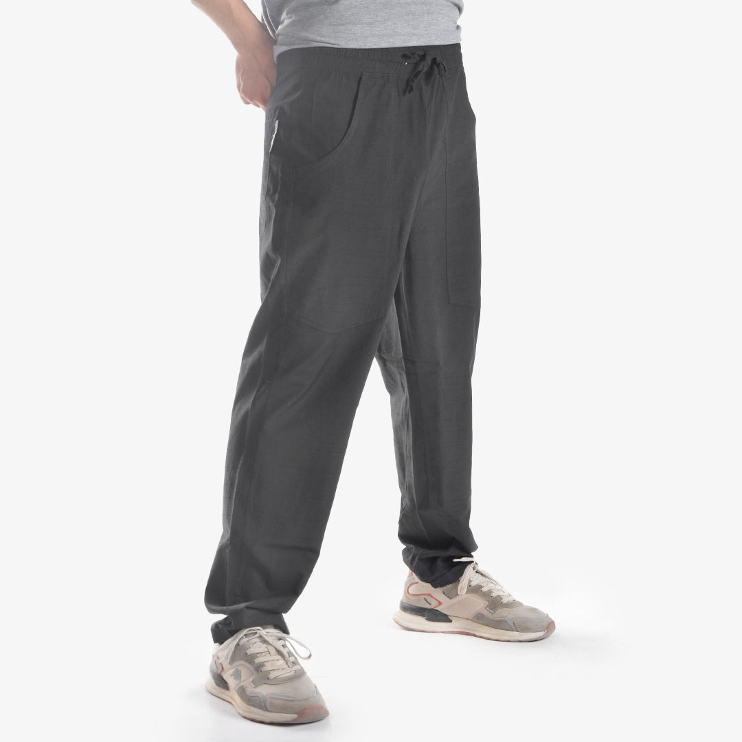 Basic regular fit linen pants