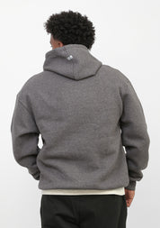 Doe Oversized Fleeced Hoodie - Charcoal