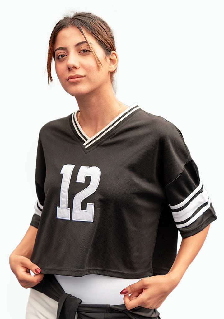 Doe Basketball Crop Top