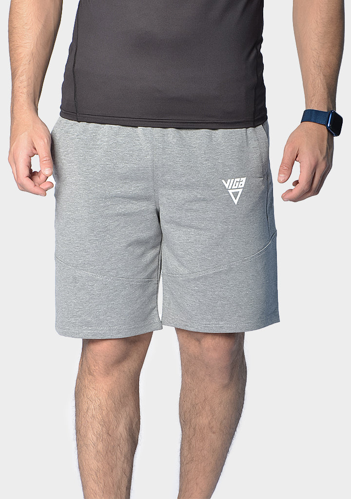 Viga Men Dyed Solid Sweat Shorts