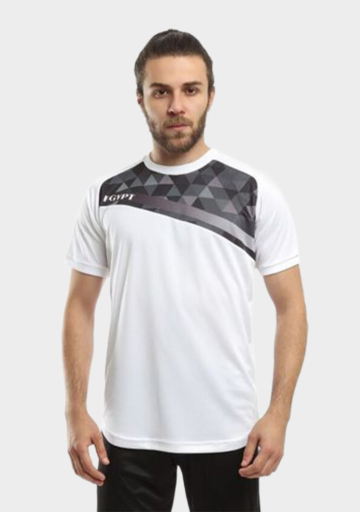 Men Digital Printed Football Cheering Egypt T-shirt