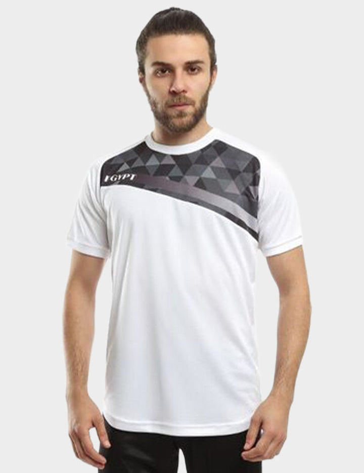 Men Digital Printed Football Cheering Egypt T-shirt