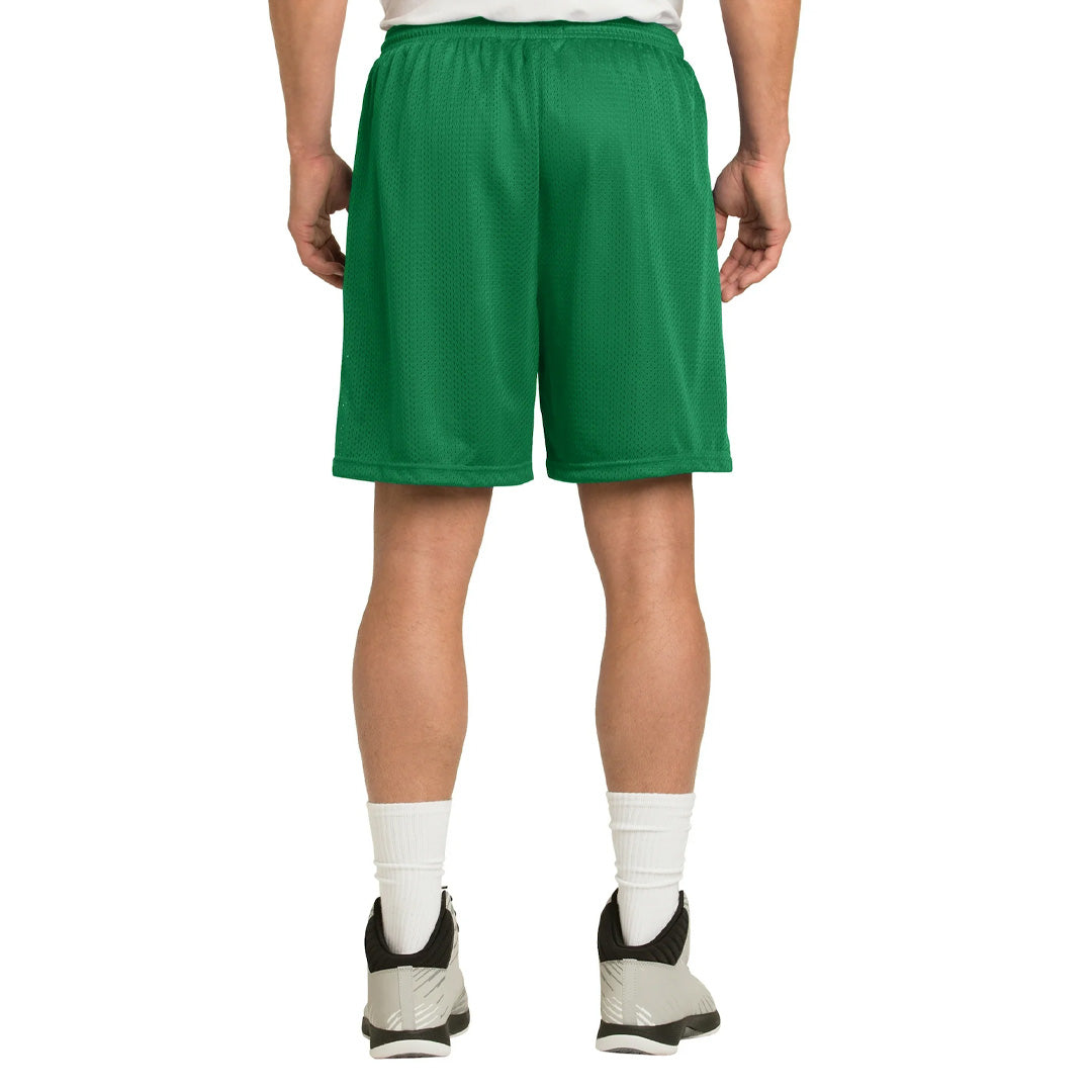 Classic Mesh Polyester Short-Kelly Green