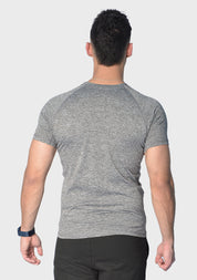 Viga Slim fit men sportive training shirt - Dark grey
