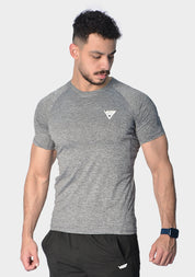 Viga Slim fit men sportive training shirt - Dark grey