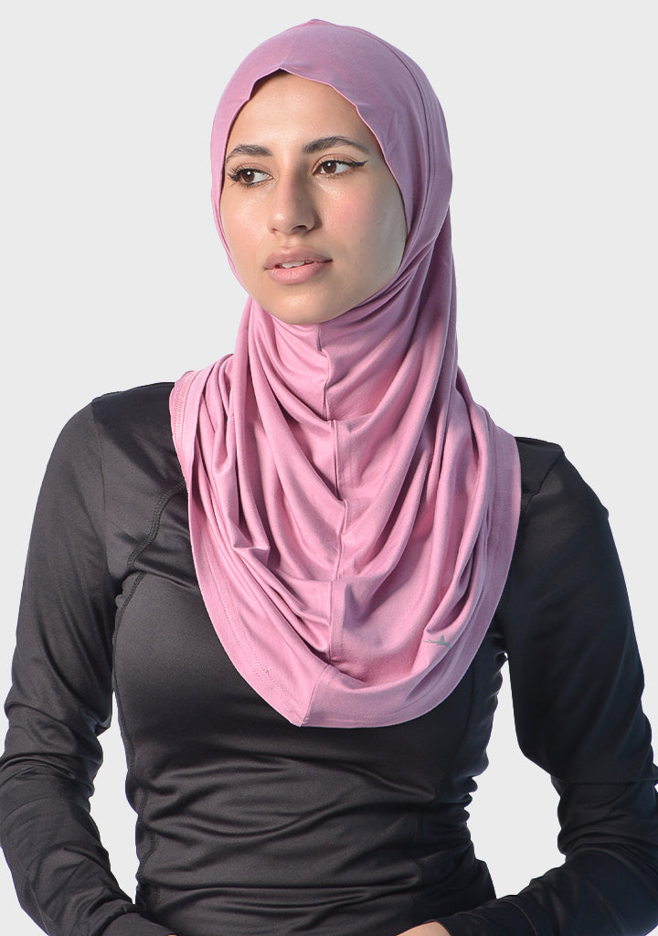 Doe Hijab Headband - front view, pink