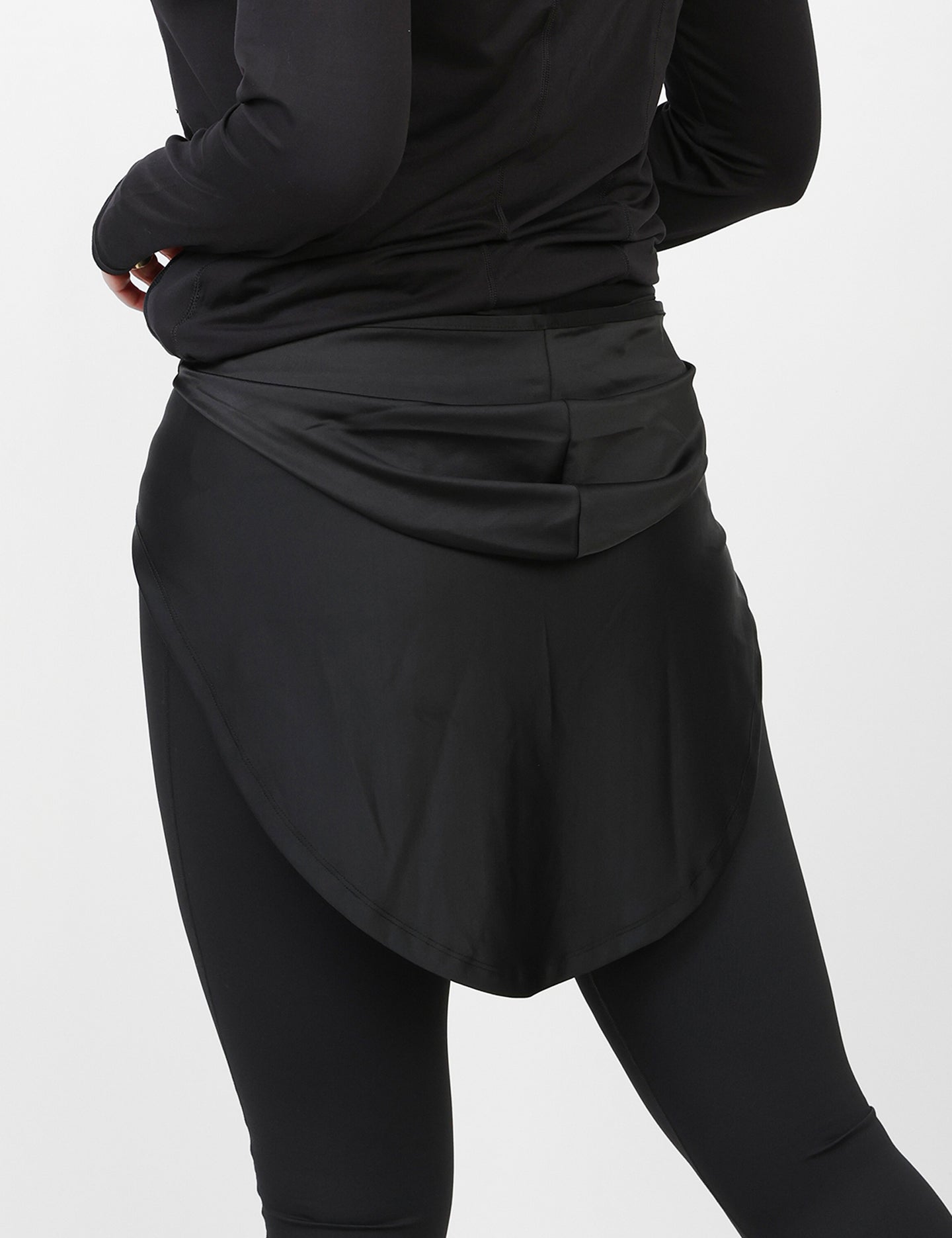 Doe Wrap up hooded skirt