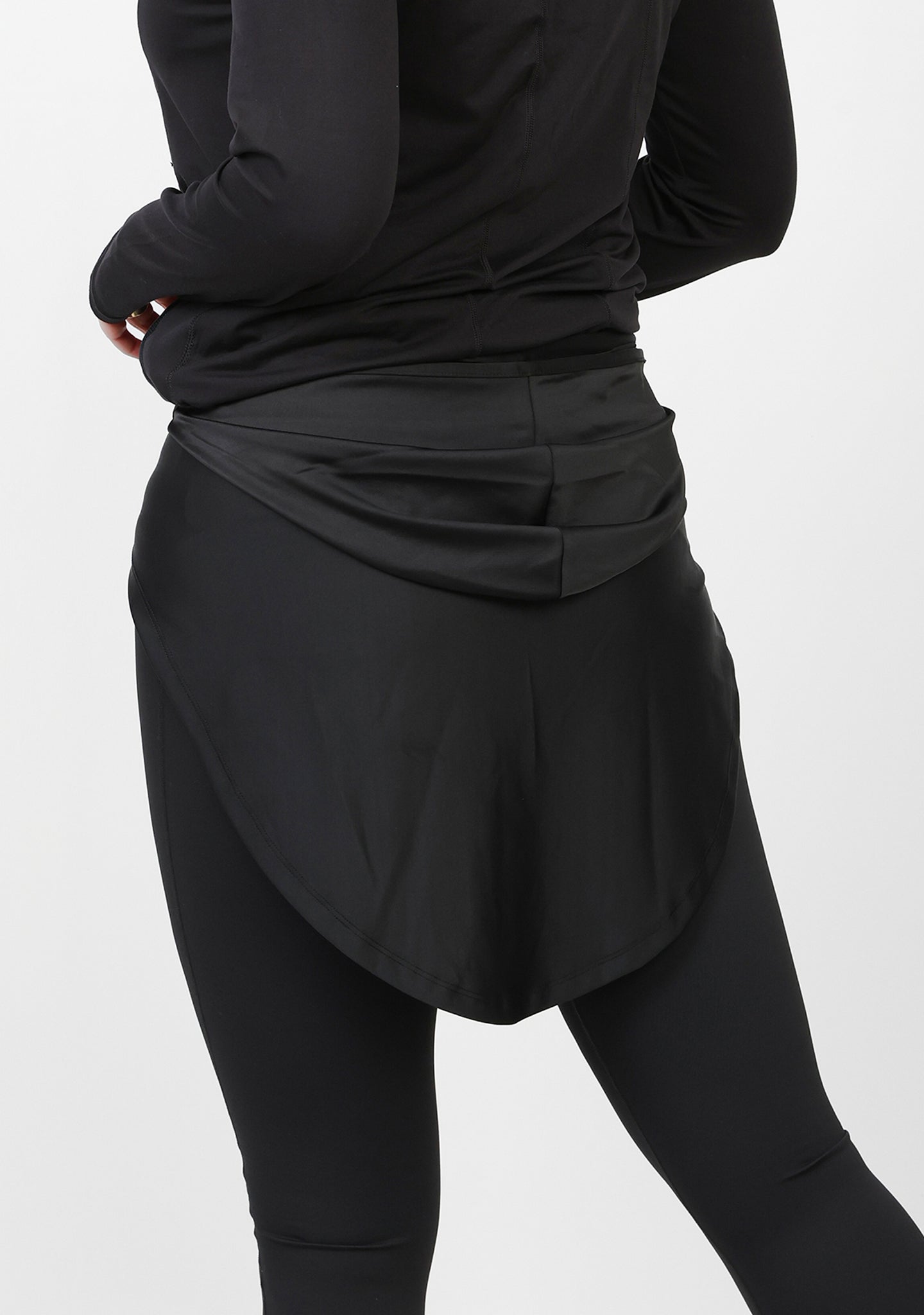 Doe Wrap up hooded skirt