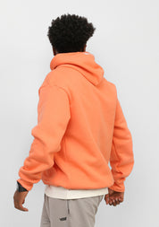 Doe Oversized Fleeced Hoodie - Orange