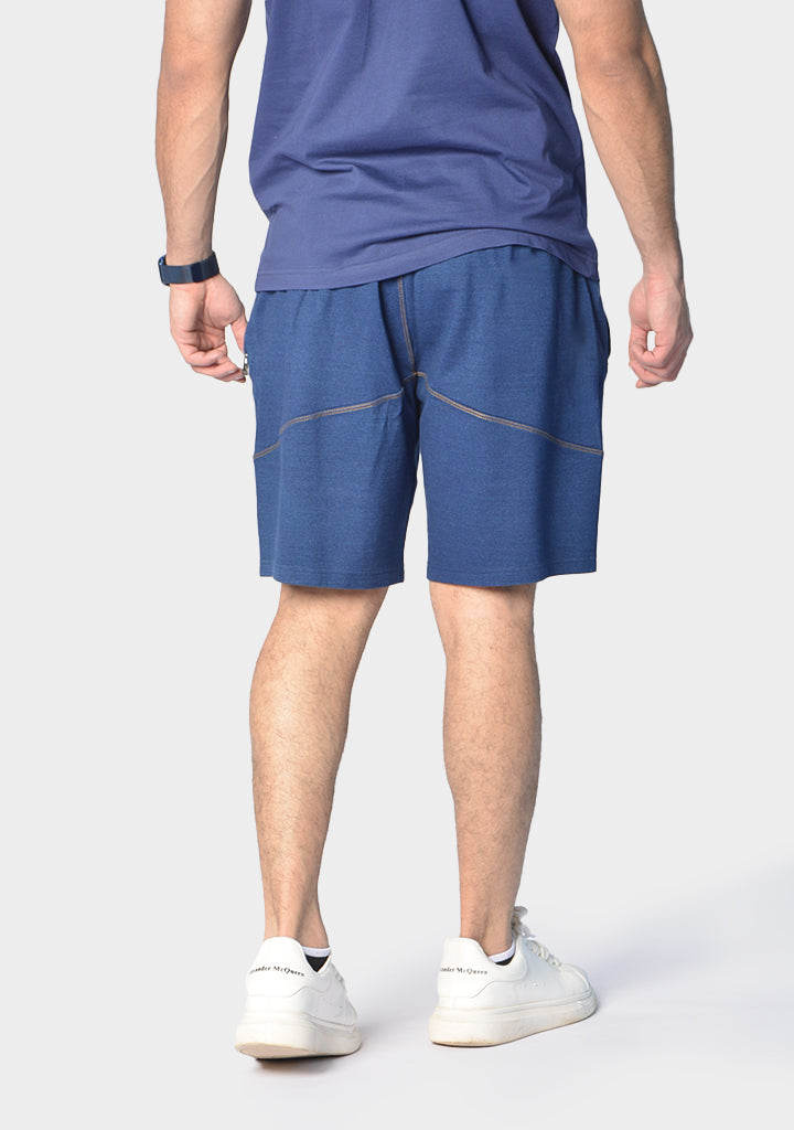 Viga Men Dyed Solid Sweat Shorts