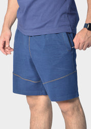 Viga Men Dyed Solid Sweat Shorts