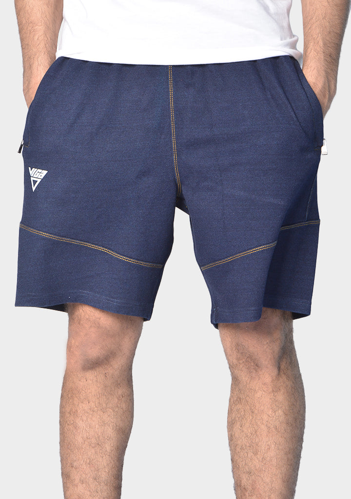Viga Men Dyed Solid Sweat Shorts