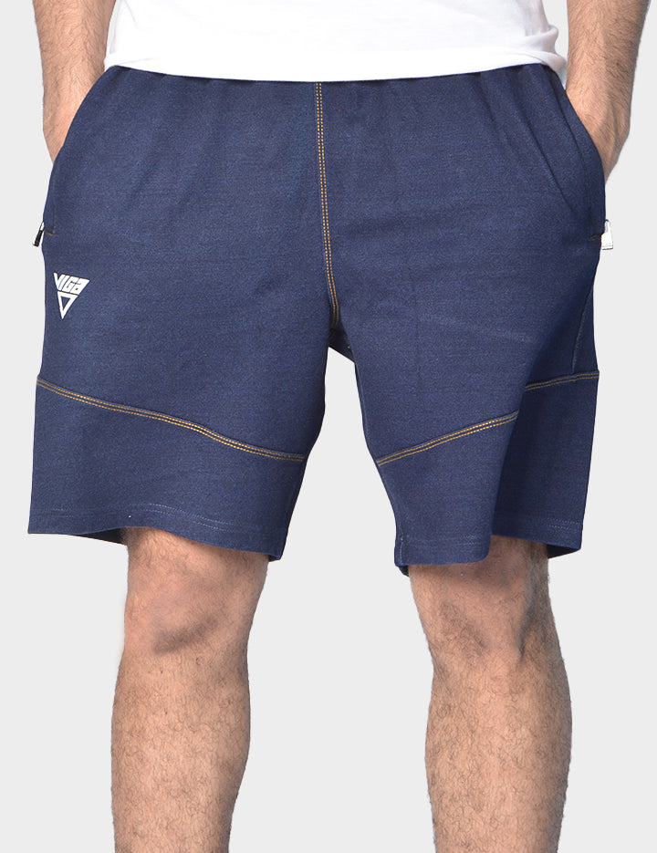 Viga Men Dyed Solid Sweat Shorts