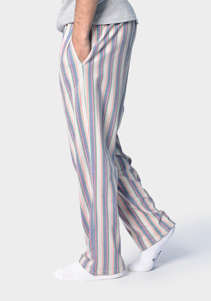 ًUnisex Comfy Printed Pajama Pants- Striped Lines
