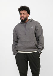 Doe Oversized Fleeced Hoodie - Charcoal
