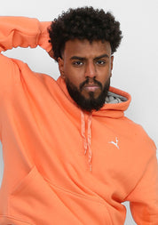 Doe Oversized Fleeced Hoodie - Orange