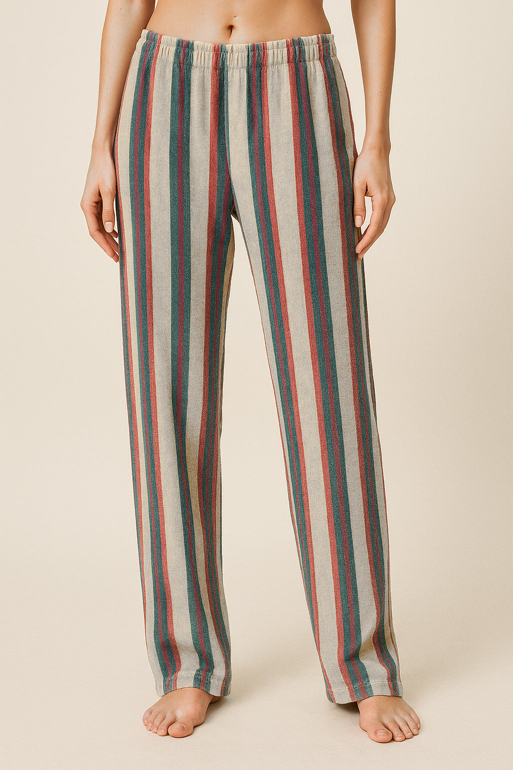 ًUnisex Comfy Printed Pajama Pants- Striped Lines