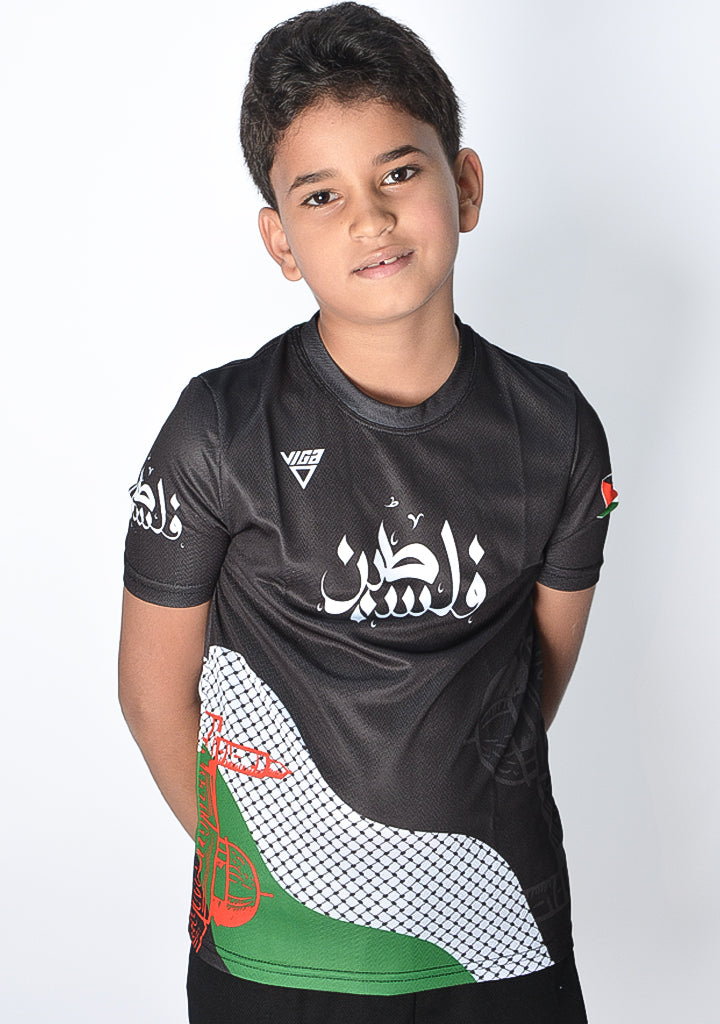 Kids-Palestine-Black-Soccer-T-shirt.JPG