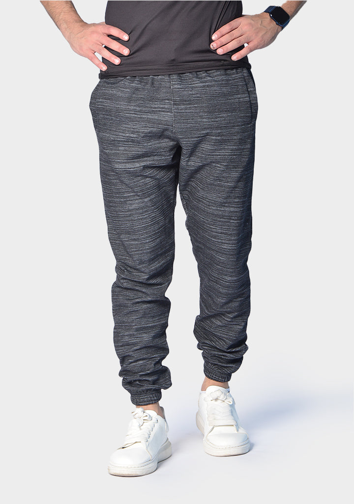 Heather Black Basic Sweatpants